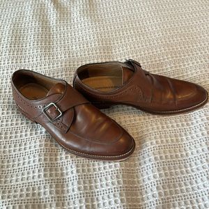 Johnston & Murphy Brown Leather Men’s Business Shoes Size 9